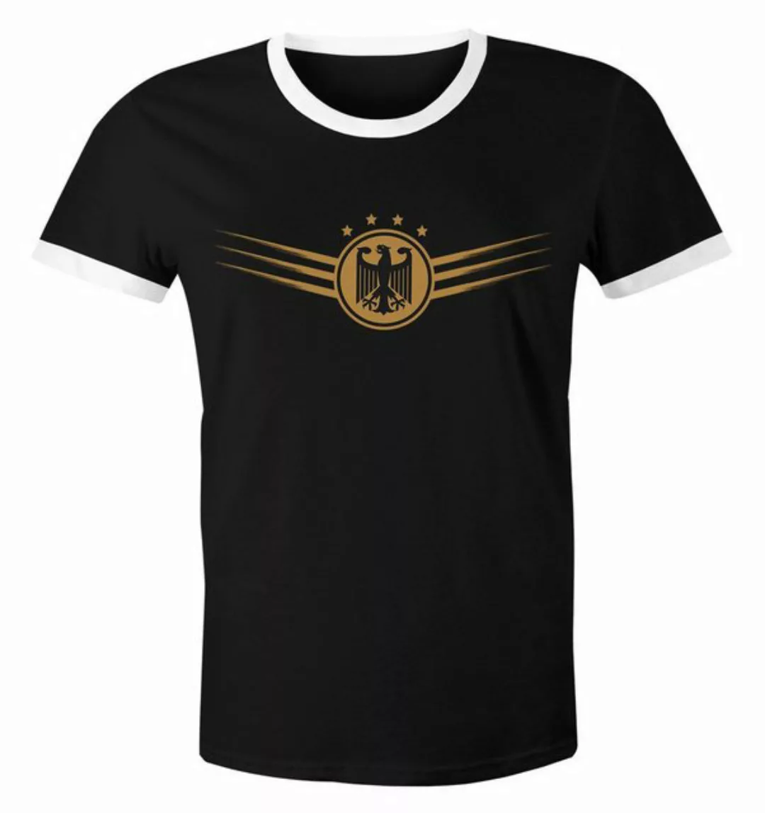 MoonWorks Print-Shirt Herren Deutschland Fußball EM-Shirt 2024 Fußballeurop günstig online kaufen