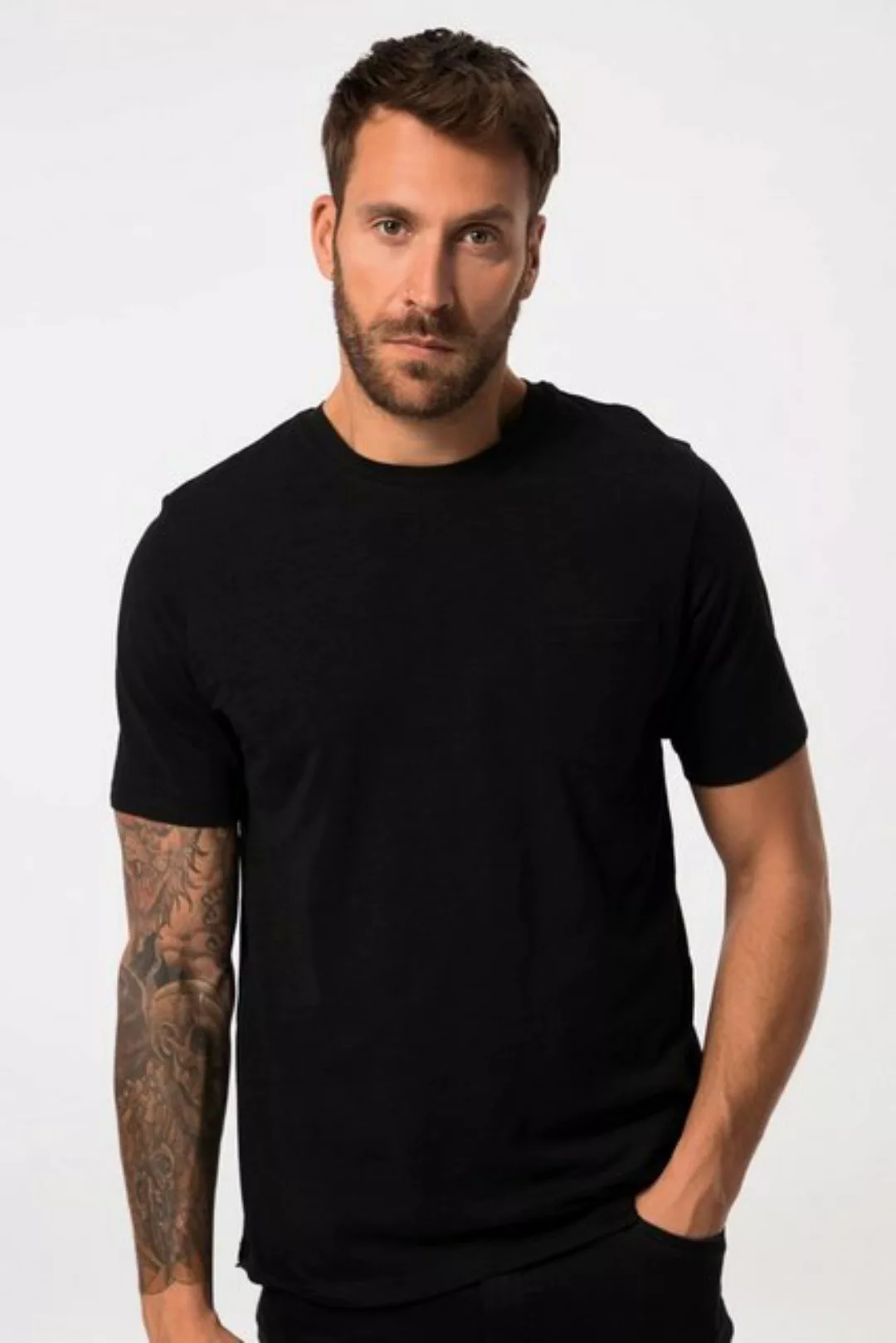 JP1880 T-Shirt T-Shirt Halbarm Flammjersey Rundhals bis 8 XL günstig online kaufen