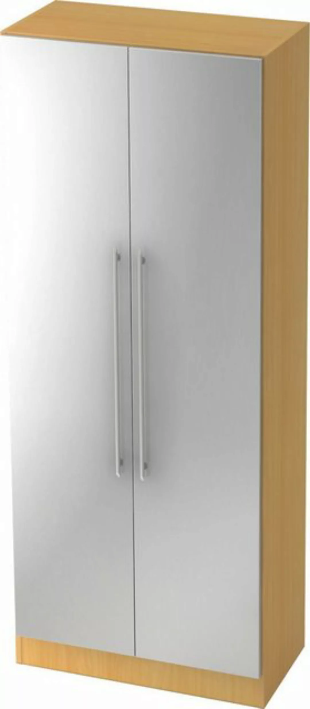 Aktenschrank Schrank Solid 5OH BxTxH 80x42x200,4cm Griff RE Buche/Silber günstig online kaufen