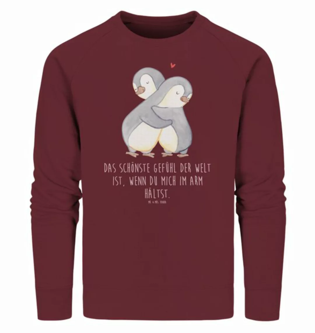 Mr. & Mrs. Panda Longpullover Größe L Pinguine Kuscheln - Burgundy - Gesche günstig online kaufen