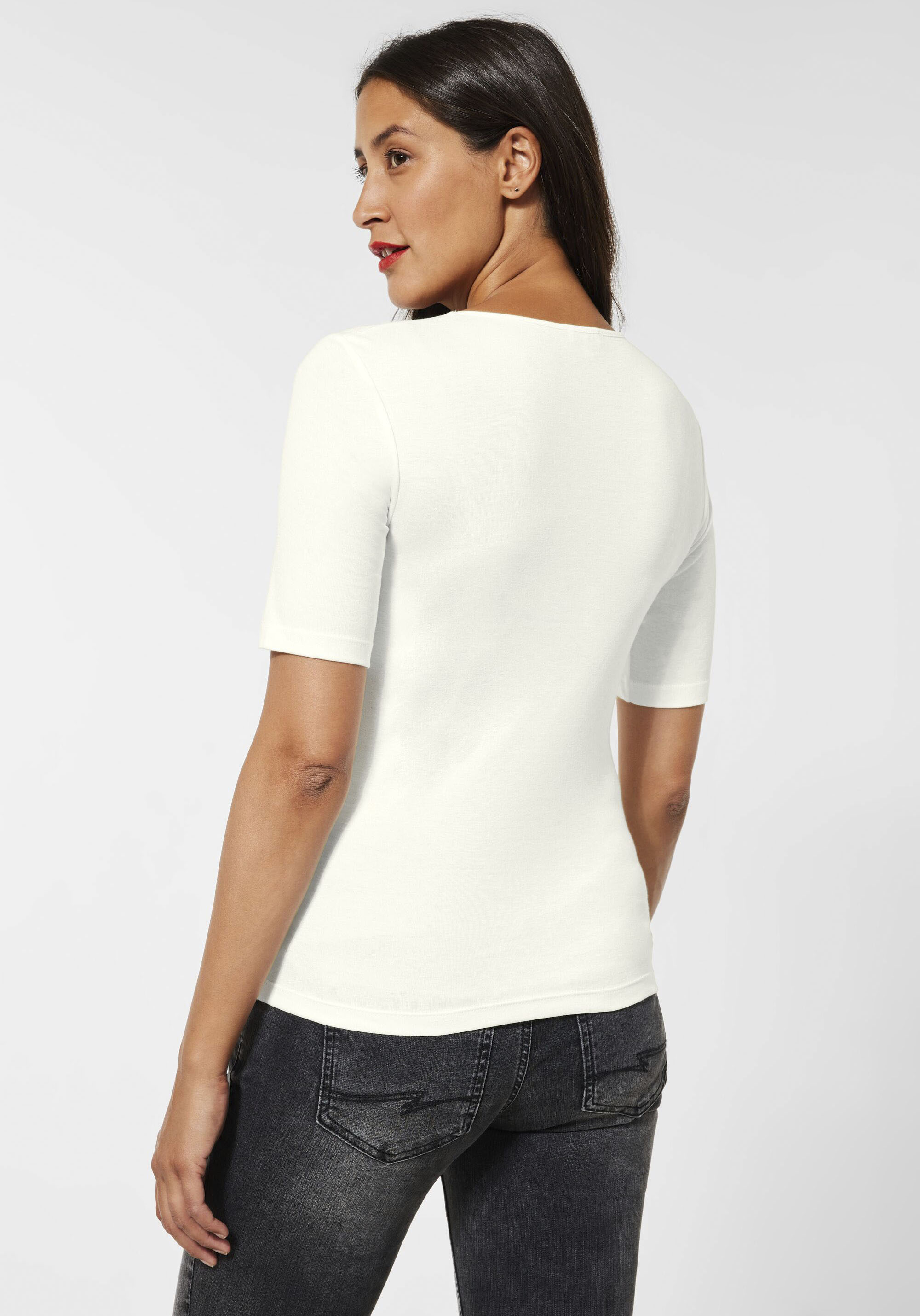STREET ONE T-Shirt "Style Palmira", im Basic-Style günstig online kaufen