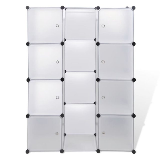 vidaXL Kleiderschrank Kleiderschrank Modularer Schrank mit 9 Fächern 371151 günstig online kaufen