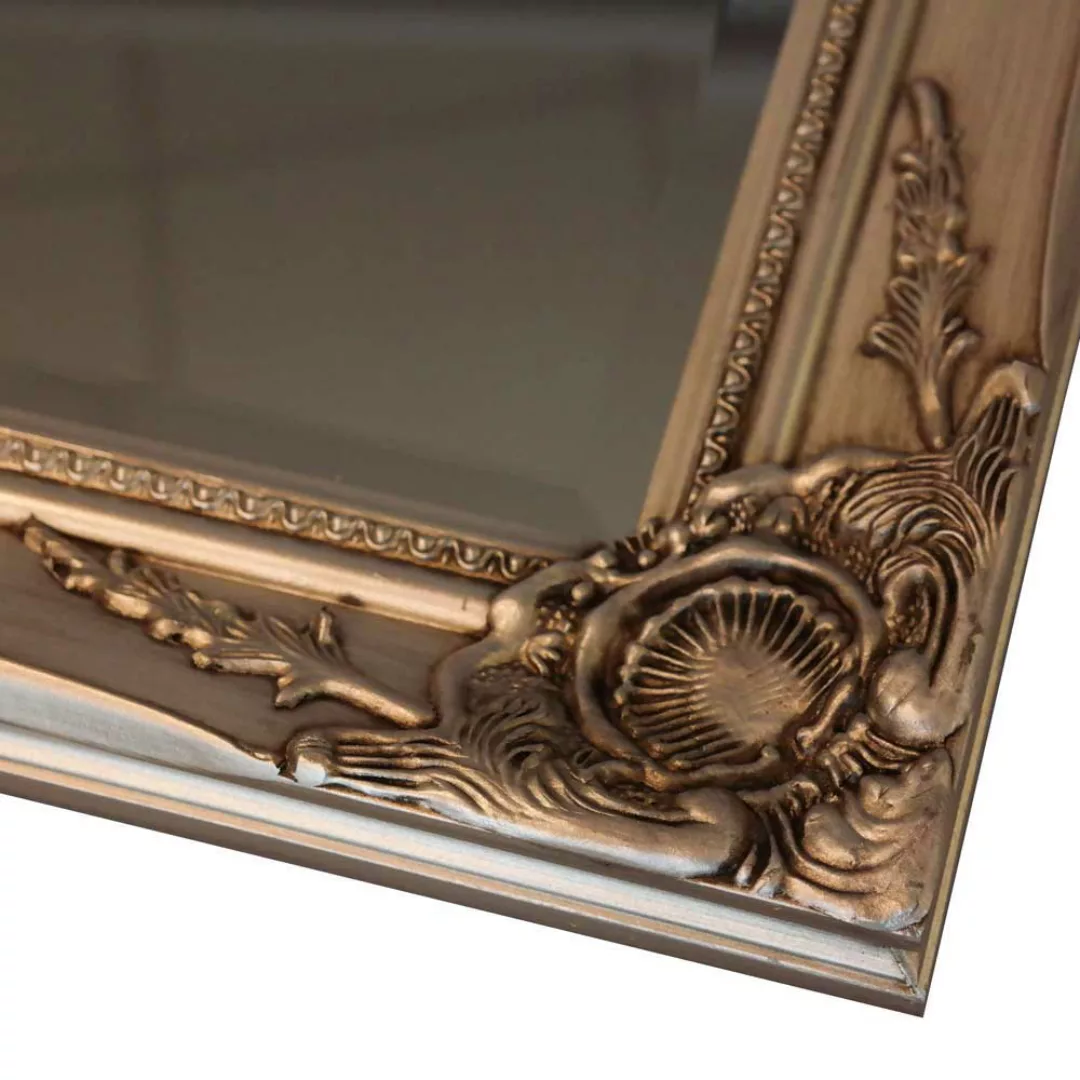 Barockspiegel in Silber Holz günstig online kaufen