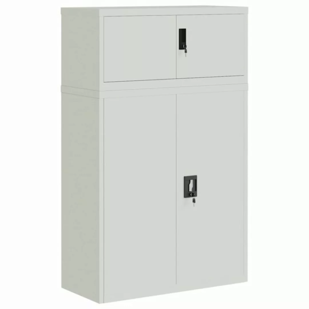 vidaXL Aktenschrank Aktenschrank Büroschrank Home Office Ablage Büro Hellgr günstig online kaufen