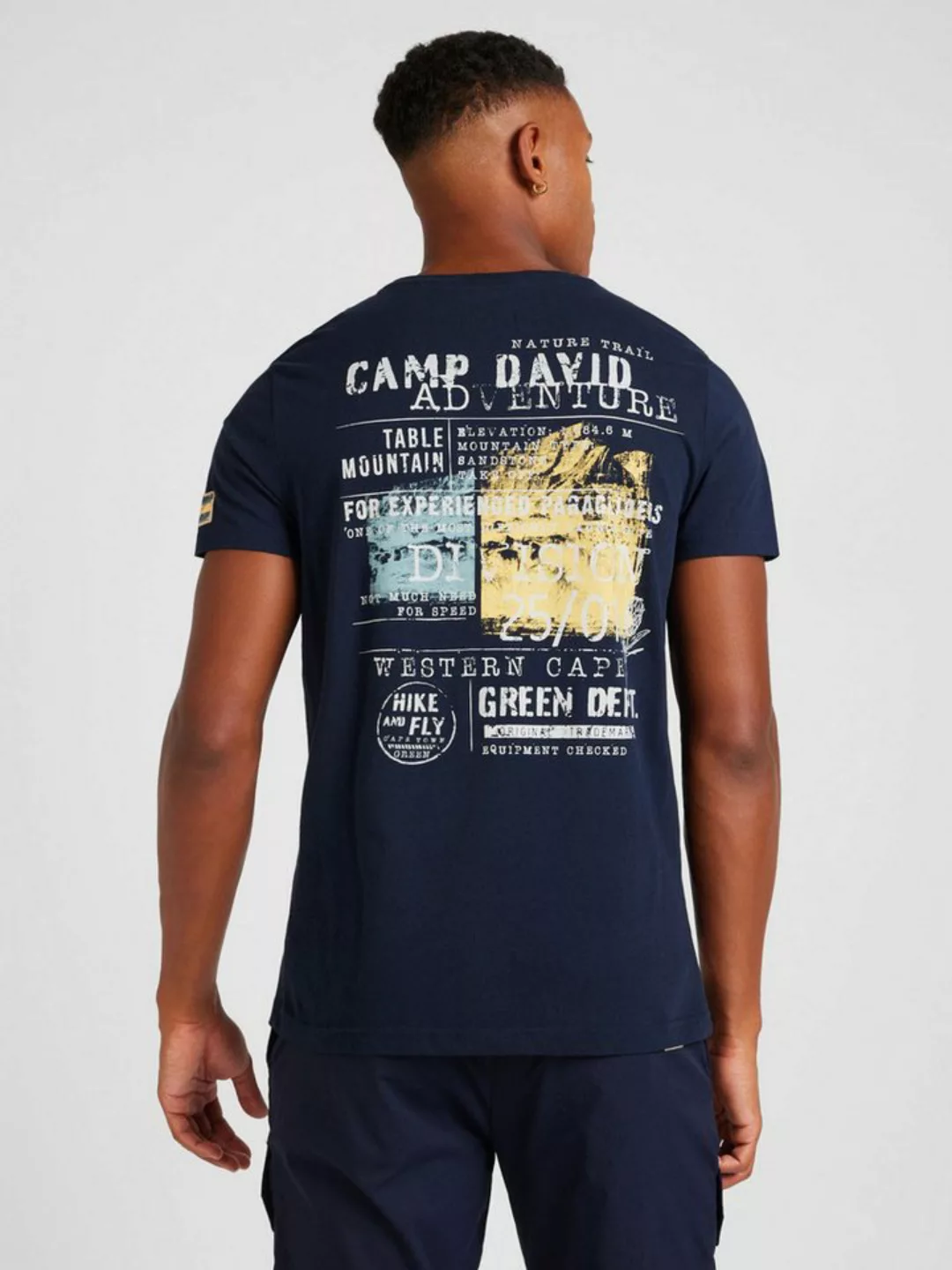 CAMP DAVID V-Shirt, aus Baumwolle günstig online kaufen