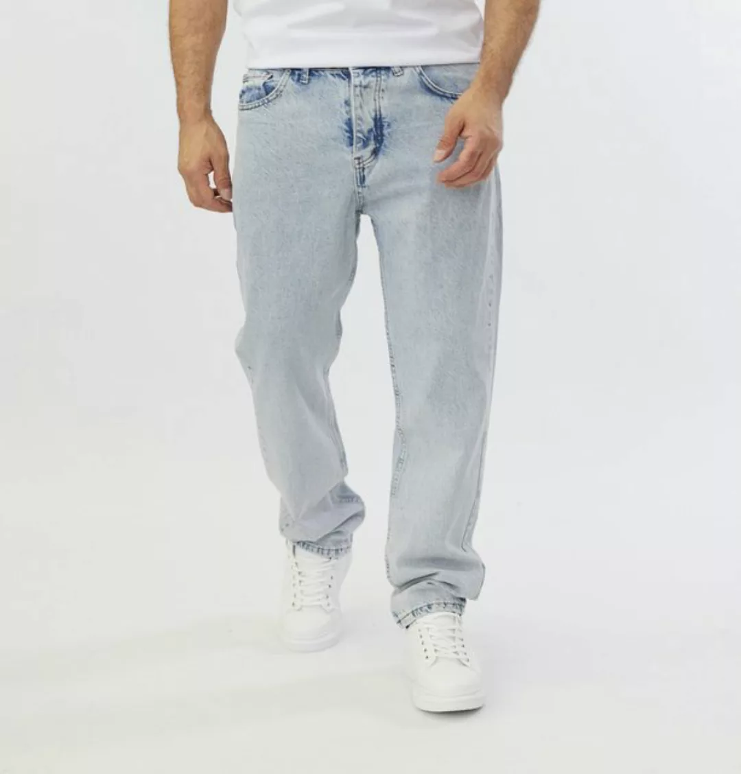 Denim House Loose-fit-Jeans Loose-fit-Jeans lässige Basic Baggy HIP HOP Jea günstig online kaufen
