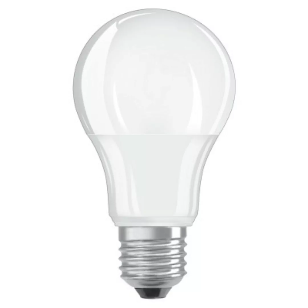 Osram LED-Lampe Classic A Glühlampenform Matt E27, 6W 470 lm Warmweiß günstig online kaufen