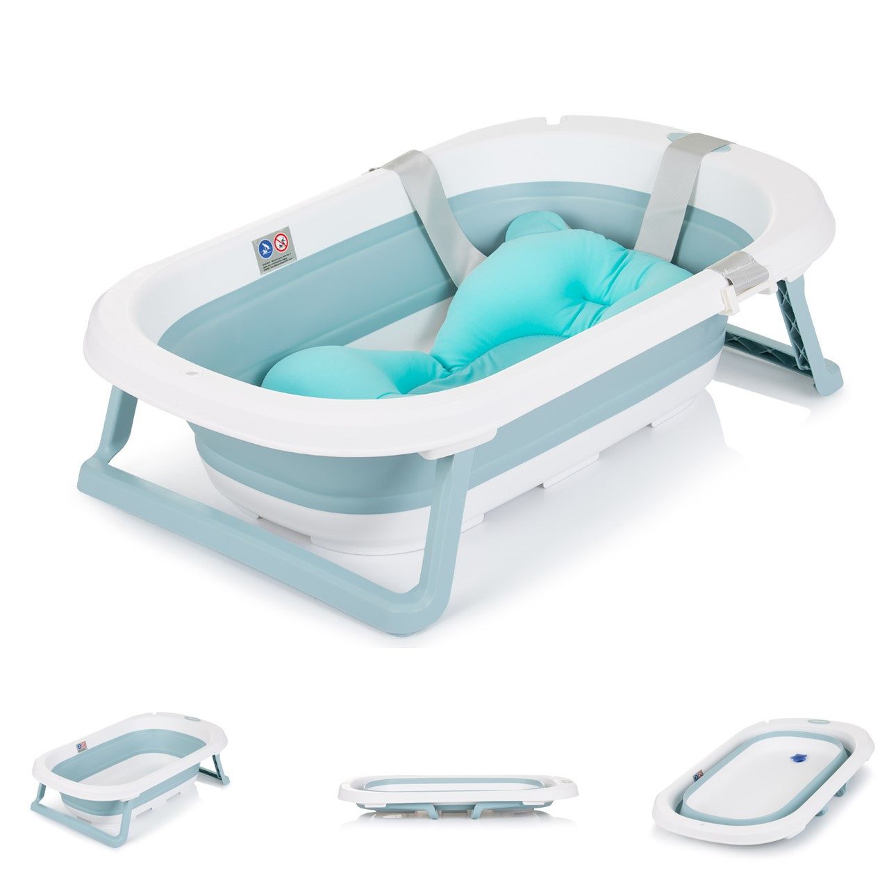 Chipolino Babybadewanne Babywanne Isla mit Badekissen, günstig online kaufen