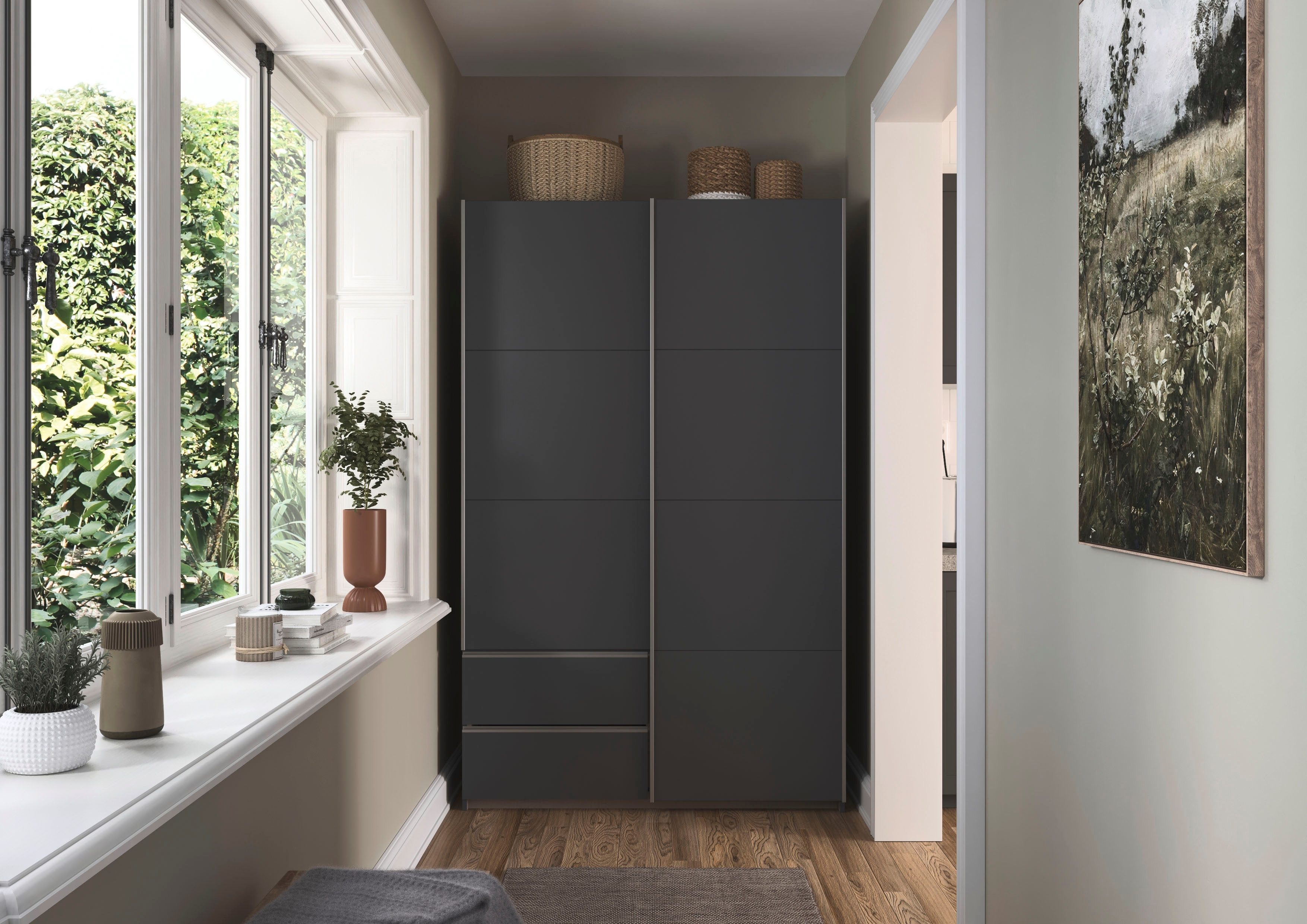 rauch Schwebetürenschrank "Kleiderschrank Schrank Garderobe Wäscheschrank S günstig online kaufen