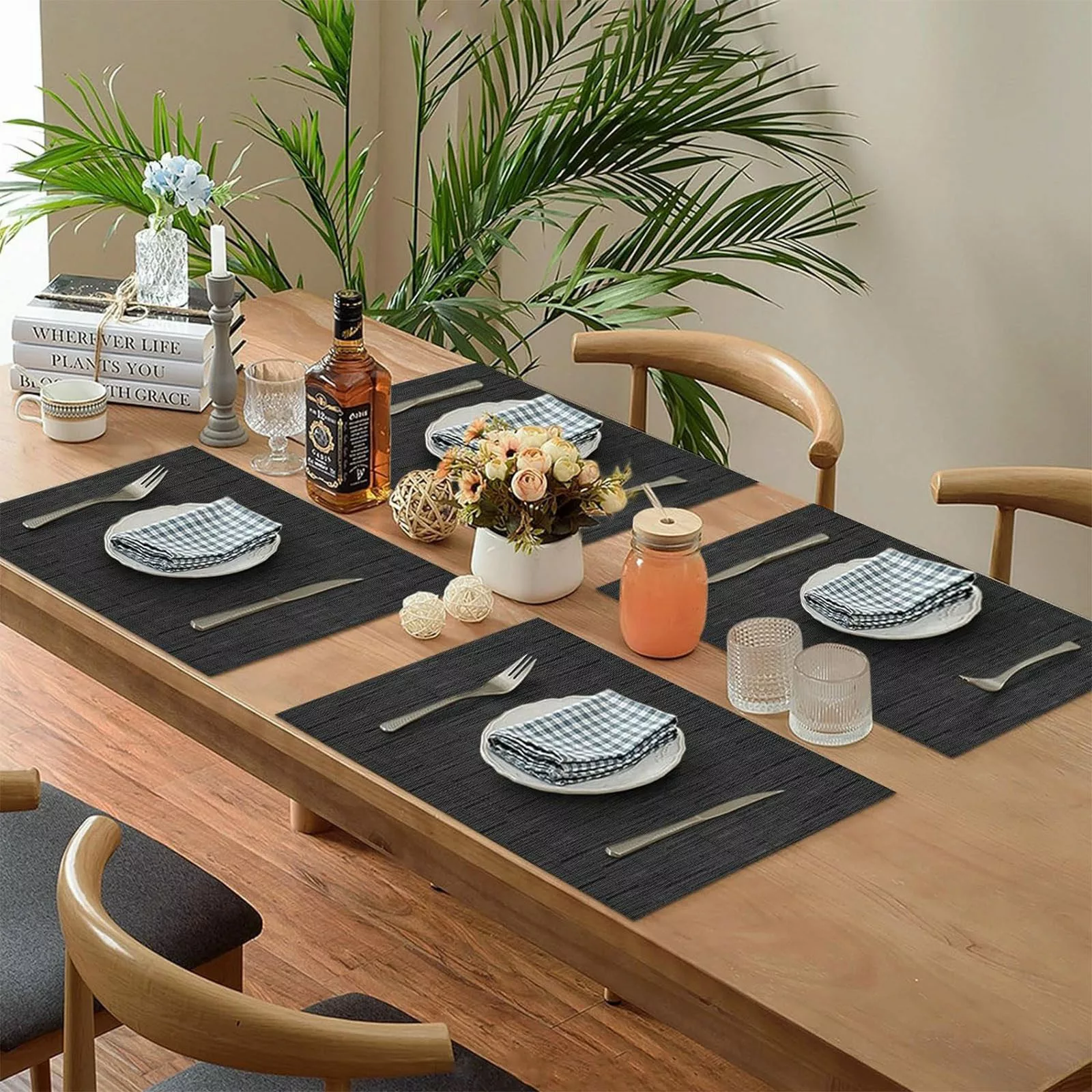 MODFU Platzset 6er Tischset Platz-Matten Platzdeckchen günstig online kaufen
