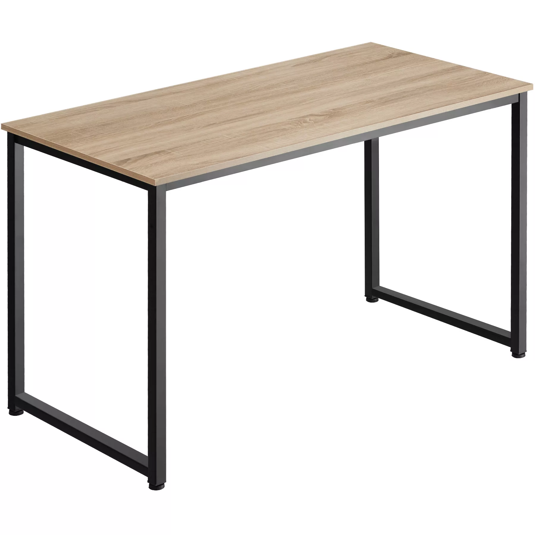 Schreibtisch Flint - Industrial Holz hell, Eiche Sonoma, 120 cm günstig online kaufen