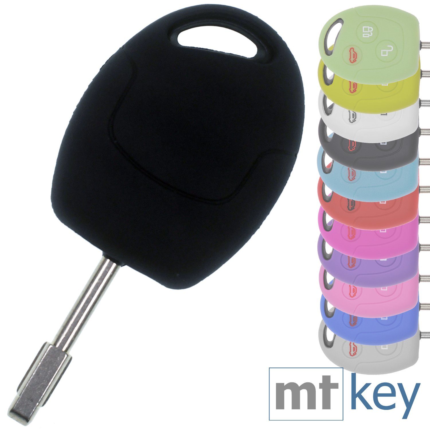 mt-key Schlüsseltasche Autoschlüssel Softcase Silikon Schutzhülle günstig online kaufen