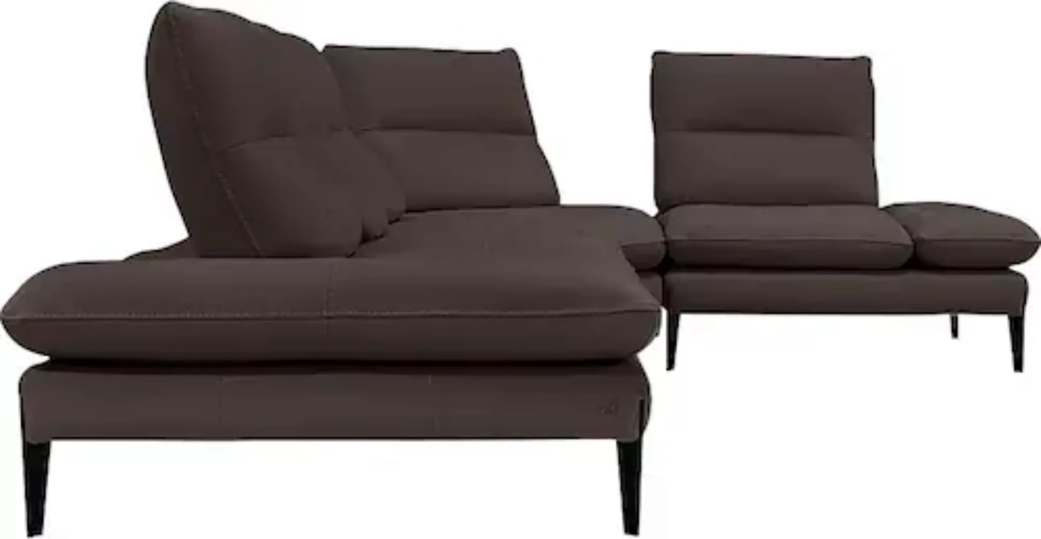 Nicoletti Home Ecksofa »Monnalisa«, Breite 376 cm, mit Sitztiefen- und Arml günstig online kaufen