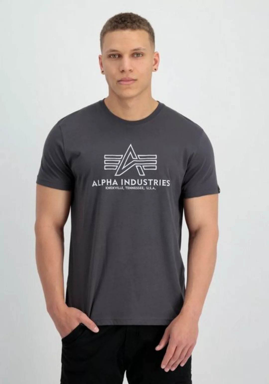 Alpha Industries T-Shirt "Alpha Industries Men - T-Shirts Basic T-Shirt Emb günstig online kaufen