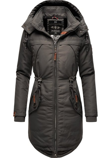 Marikoo Wintermantel Kamii sportlicher Damen Winterparka mit abnehmb. Kapuz günstig online kaufen