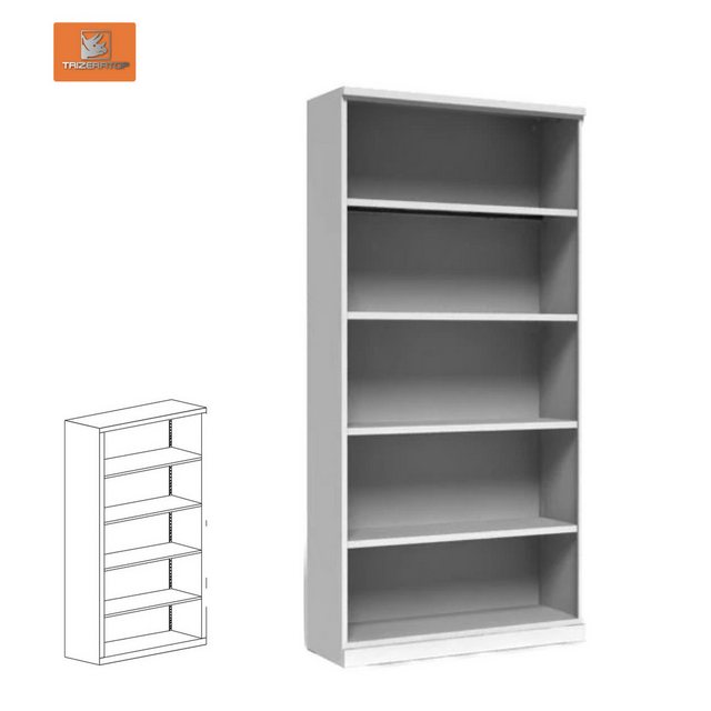 TRIZERATOP Aktenschrank Stahl Aktenregal, Bücherregal, Wandregal, 120x42x20 günstig online kaufen