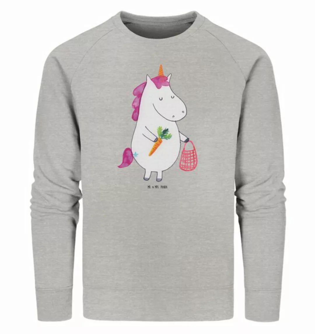 Mr. & Mrs. Panda Longpullover Größe L Einhorn Gemüse - Heather Grey - Gesch günstig online kaufen