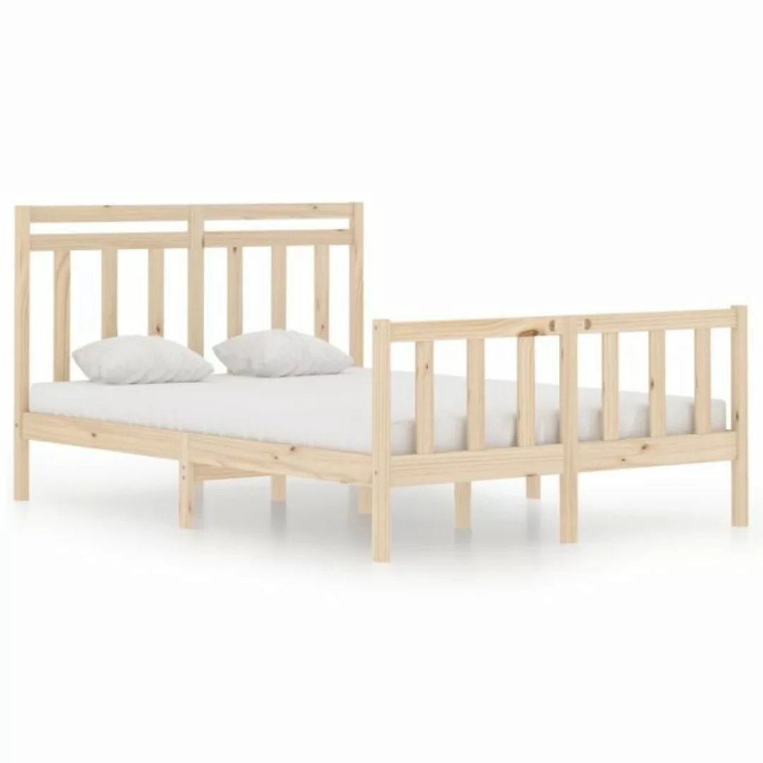 furnicato Bett Massivholzbett 140x190 cm günstig online kaufen