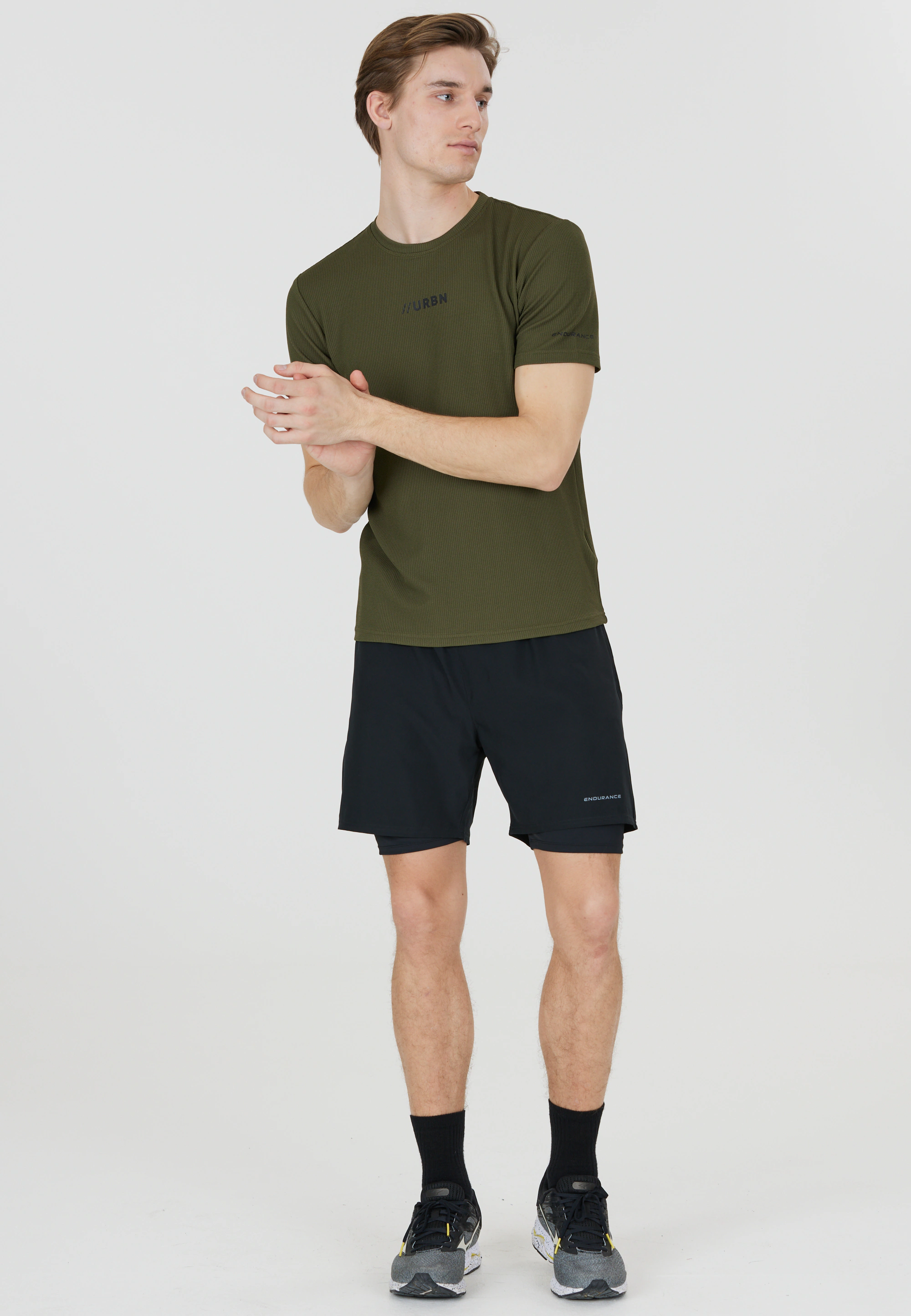 ENDURANCE Shorts "Kros", Im 2-in-1-Design mit Quick Dry und Stretch-Funktio günstig online kaufen