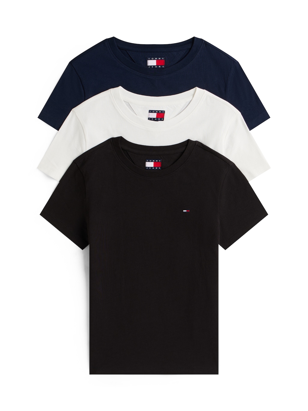 Tommy Jeans Kurzarmshirt "TJW 3PACK C-NECK TEE", (Packung, 3 tlg., 3er-Pack günstig online kaufen