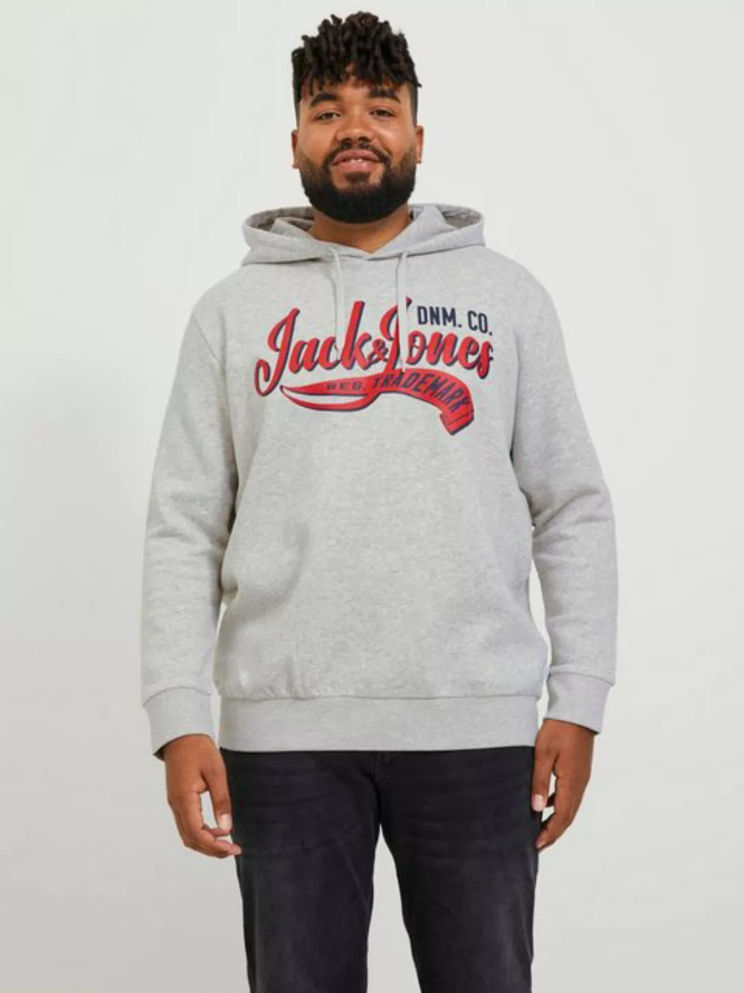 Jack & Jones PlusSize Kapuzensweatshirt JJELOGO SWEAT HOOD 2 COL 23/24 NOOS günstig online kaufen