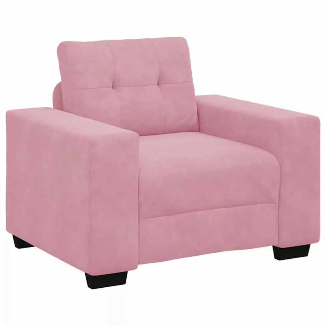 vidaXL Sofa Sessel Rosa 59 cm Samt günstig online kaufen