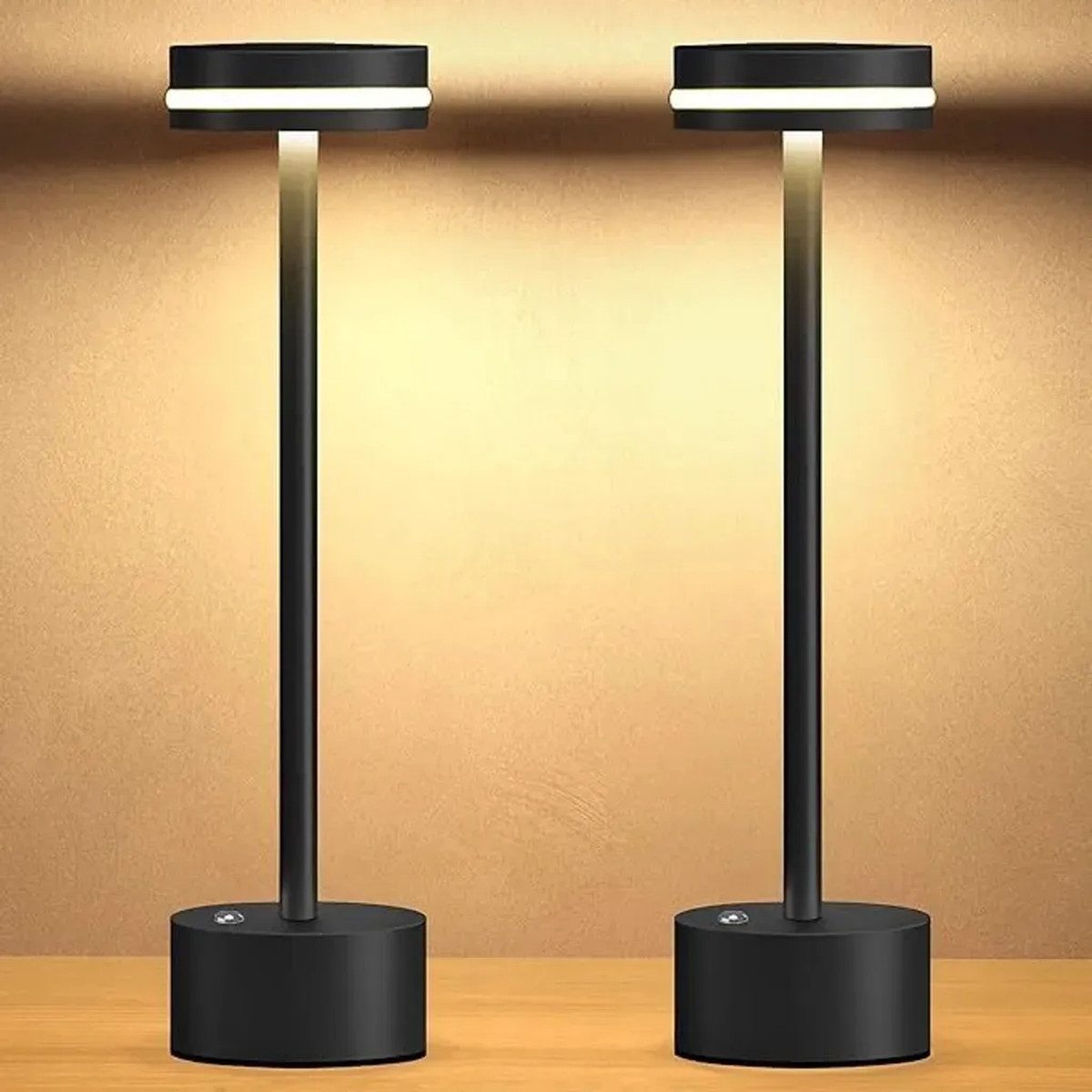 Novzep Nachttischlampe 2× Kabellose dimmbare LED-Tischlampen, günstig online kaufen