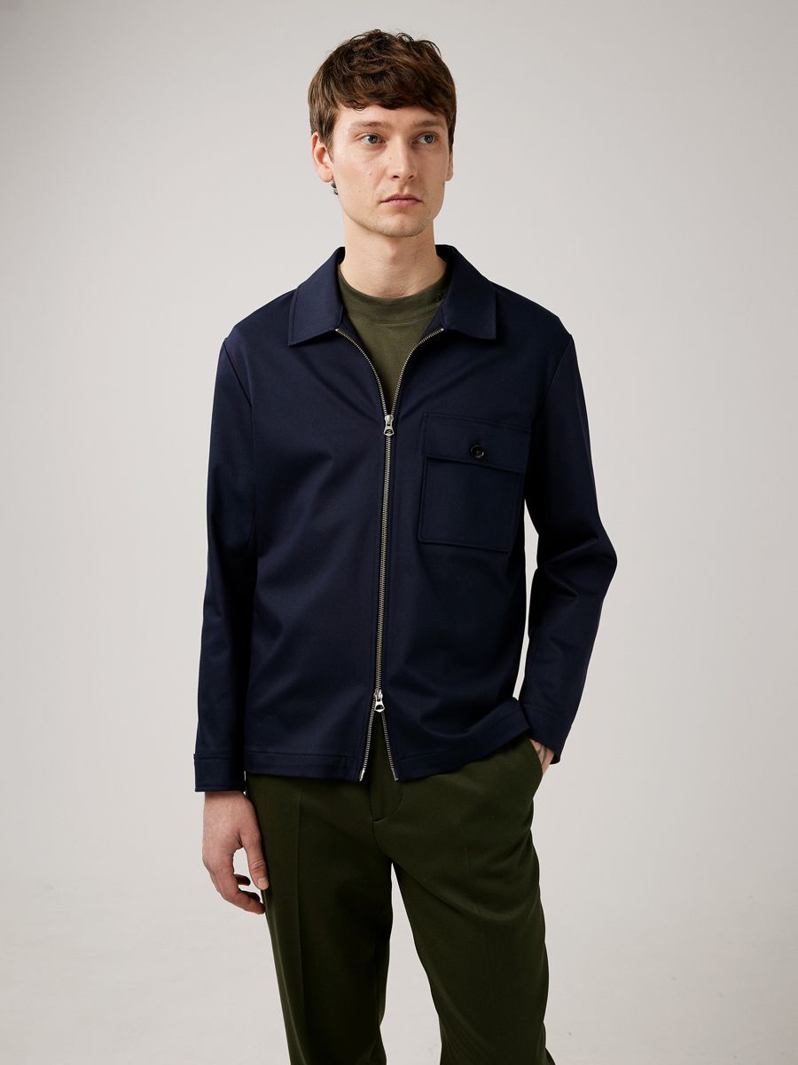 JASON COTTON STRETCH OVERSHIRT günstig online kaufen