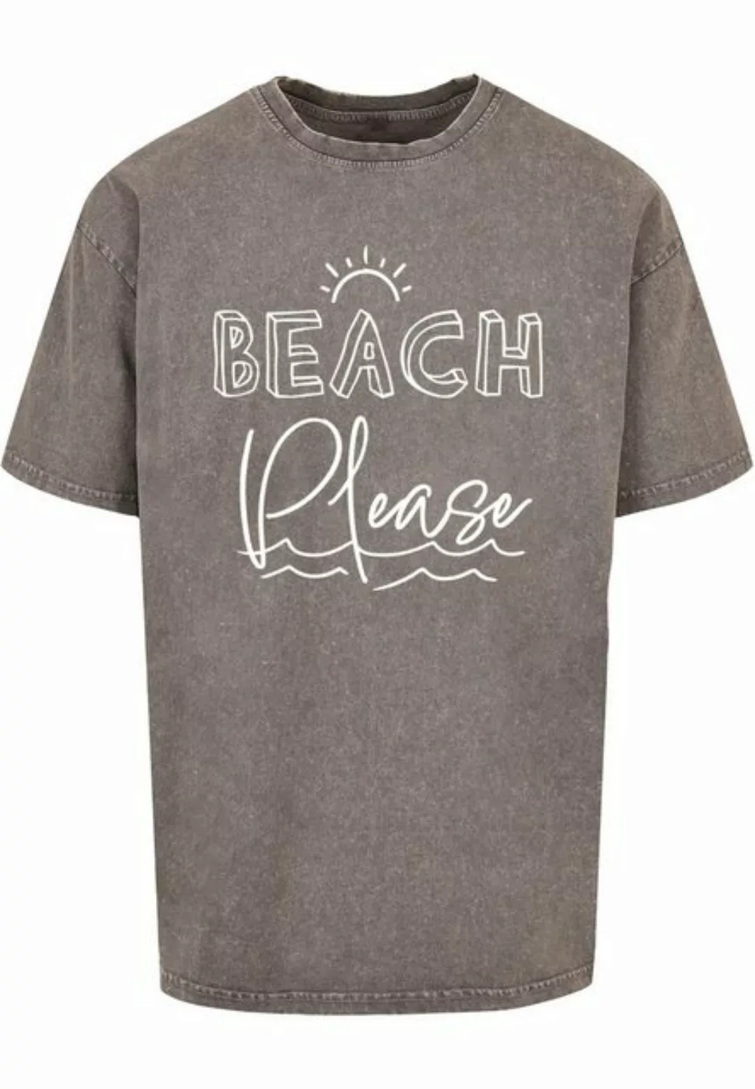 Merchcode T-Shirt Merchcode Herren Beach Please Acid Washed Heavy Oversized günstig online kaufen