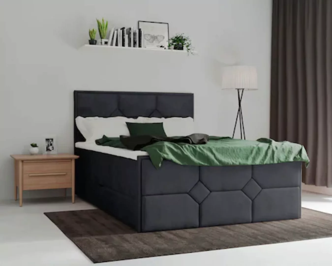 Leonique Boxspringbett "Ambre" günstig online kaufen