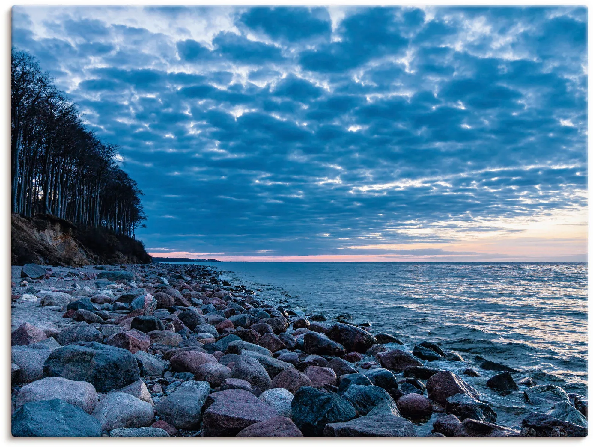 Artland Wandbild »Steine an der Küste der Ostsee«, Küste, (1 St.), als Lein günstig online kaufen