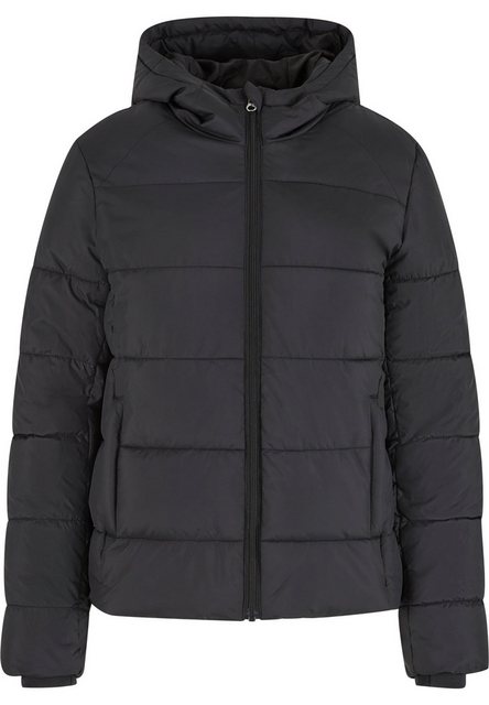 URBAN CLASSICS Winterjacke Urban Classics Ladies Short Puffer Jacket With H günstig online kaufen