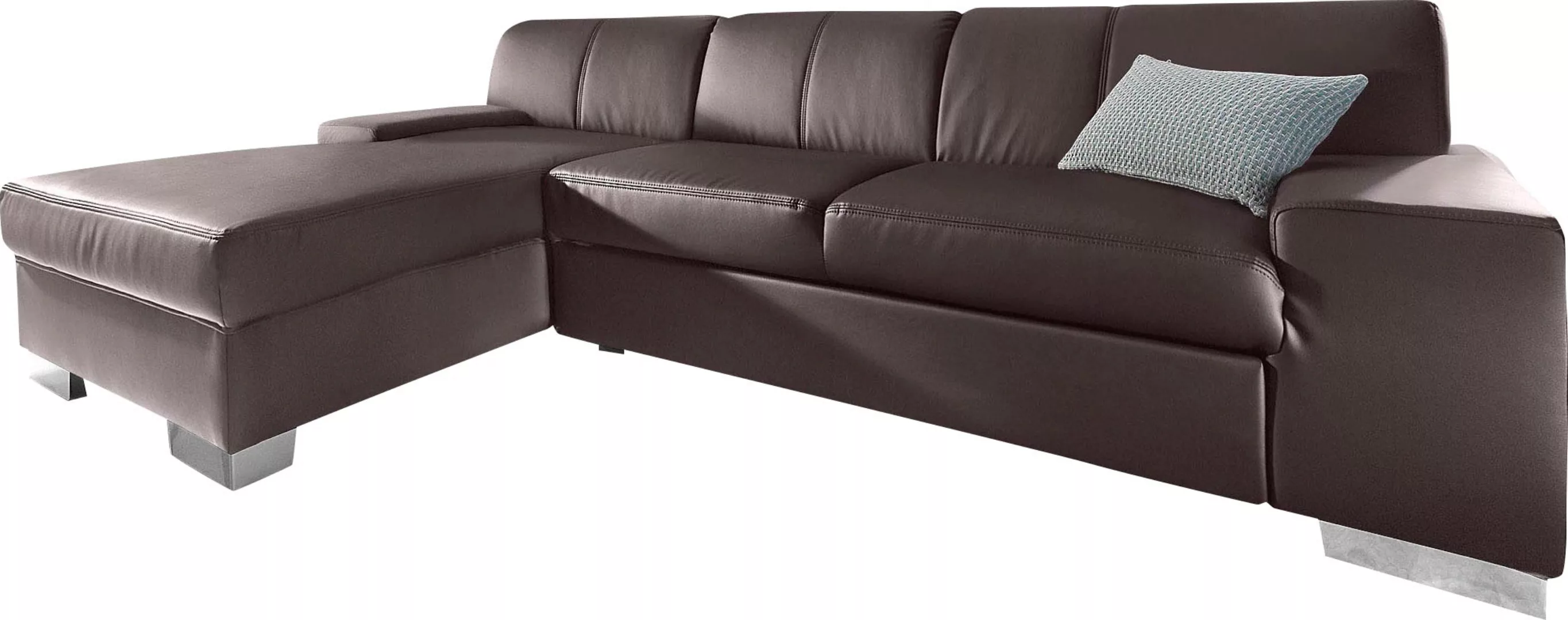 DOMO collection Ecksofa "Star L-Form", wahlweise mit Bettfunktion günstig online kaufen