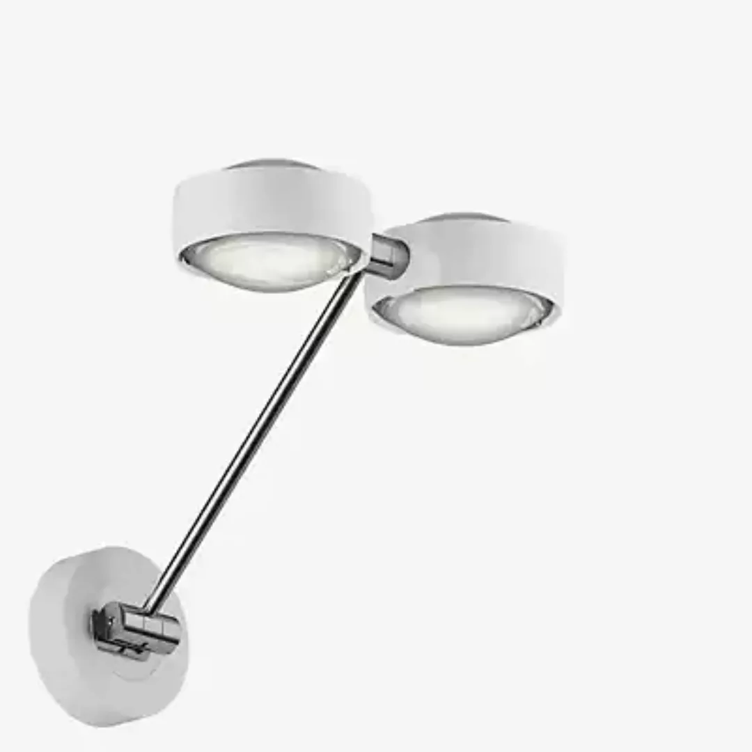 Occhio Sento Parete Doppio 30 Up D Wandleuchte LED, Kopf weiß glänzend/Body günstig online kaufen