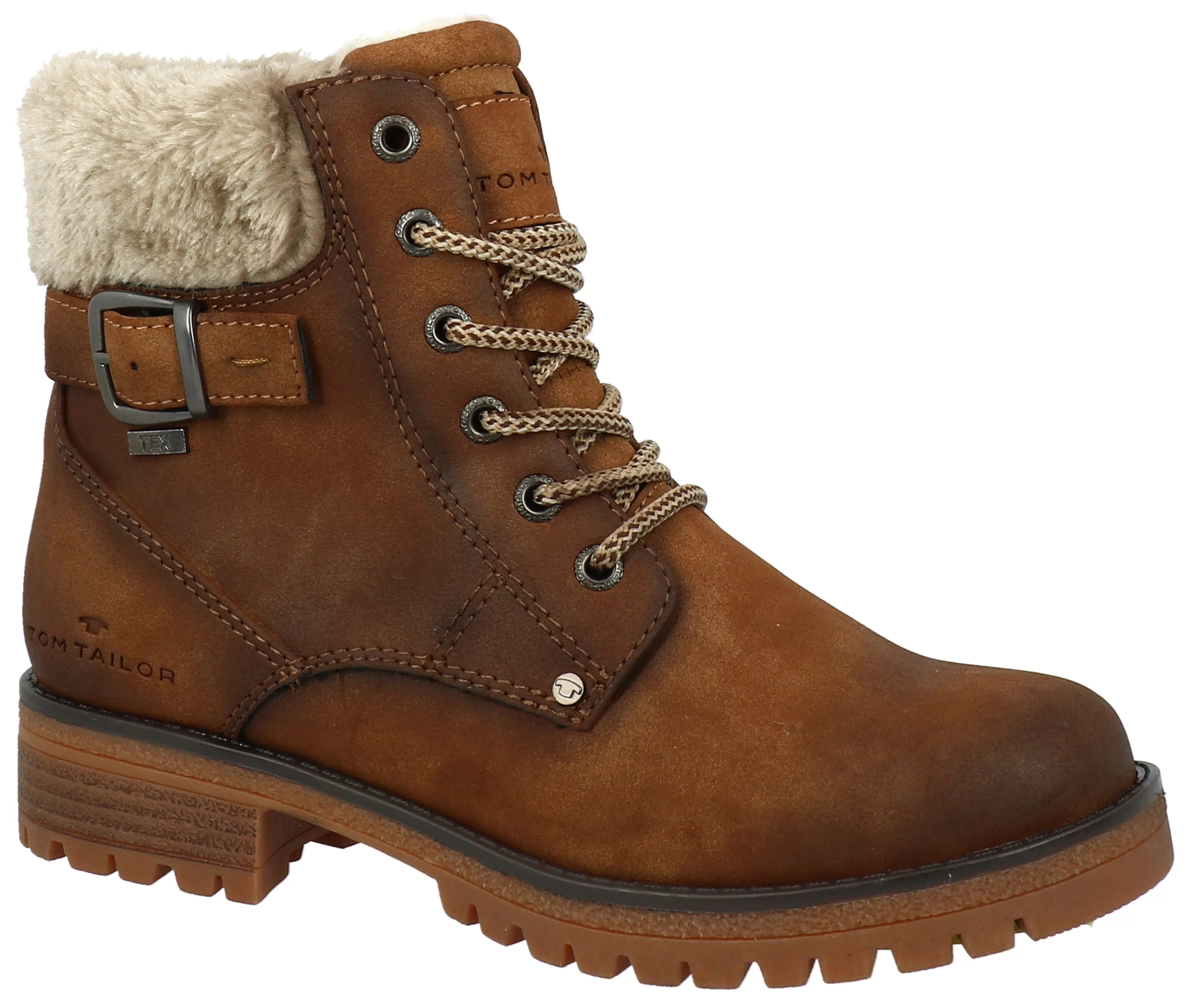 TOM TAILOR Winterboots, Blockabsatz, Schnürboots, Winterstiefelette, modisc günstig online kaufen