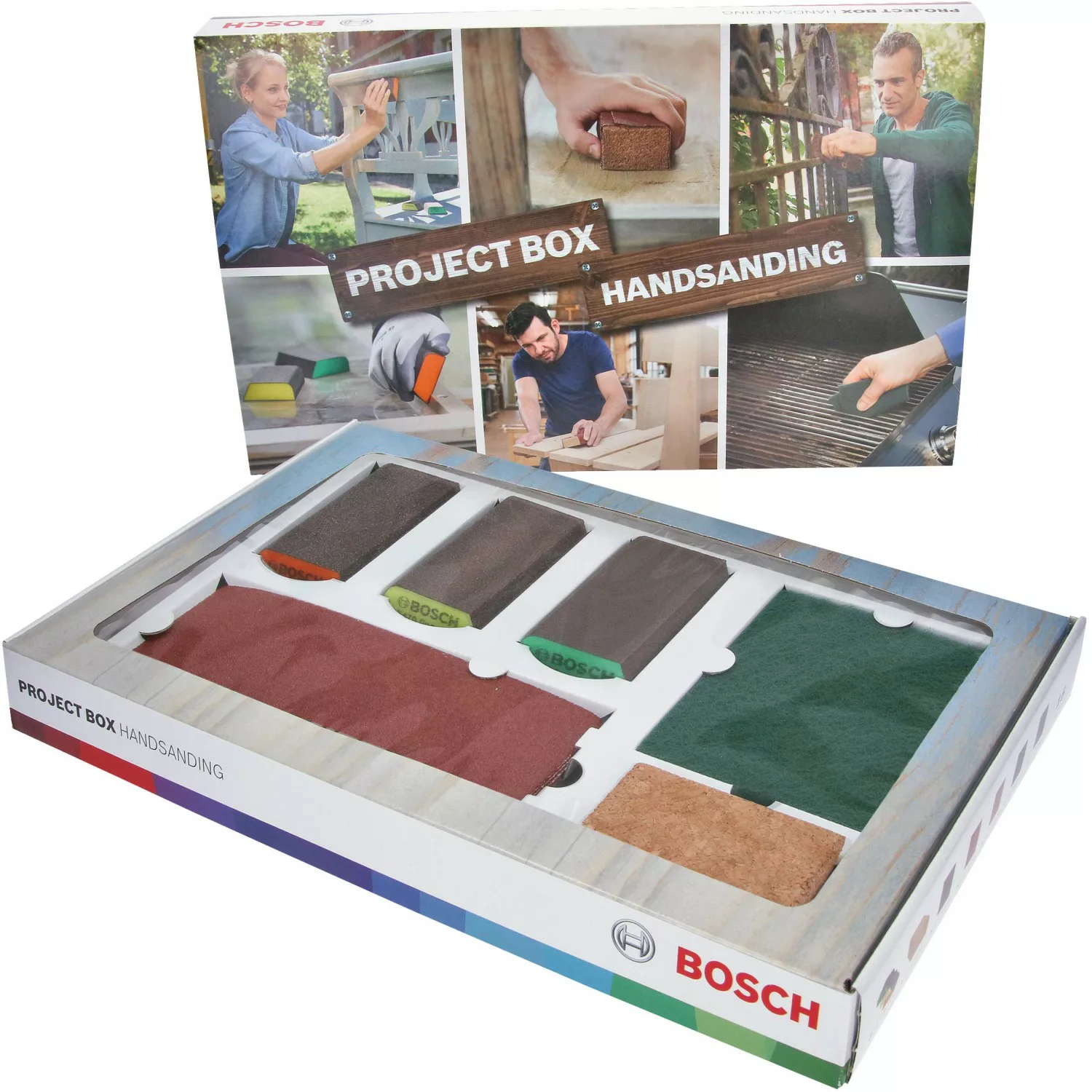 Bosch DIY Handschleif-Set Projekt-Box 15-teilig günstig online kaufen