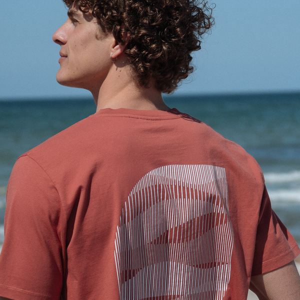 Logo Waves - T-shirt (Unisex) Aus 100% Bio-baumwolle (Gots) Von Salzwasser günstig online kaufen