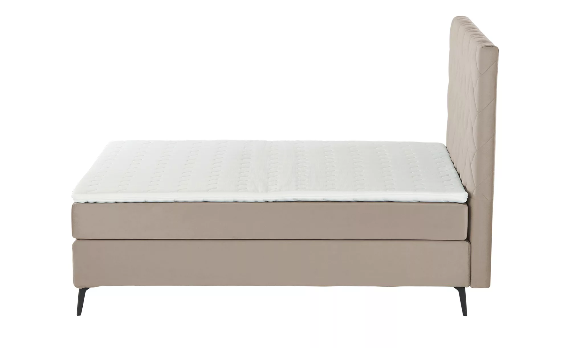 SKAGEN BEDS Boxspringbett  Weave ¦ beige ¦ Maße (cm): B: 180 H: 122 Betten günstig online kaufen