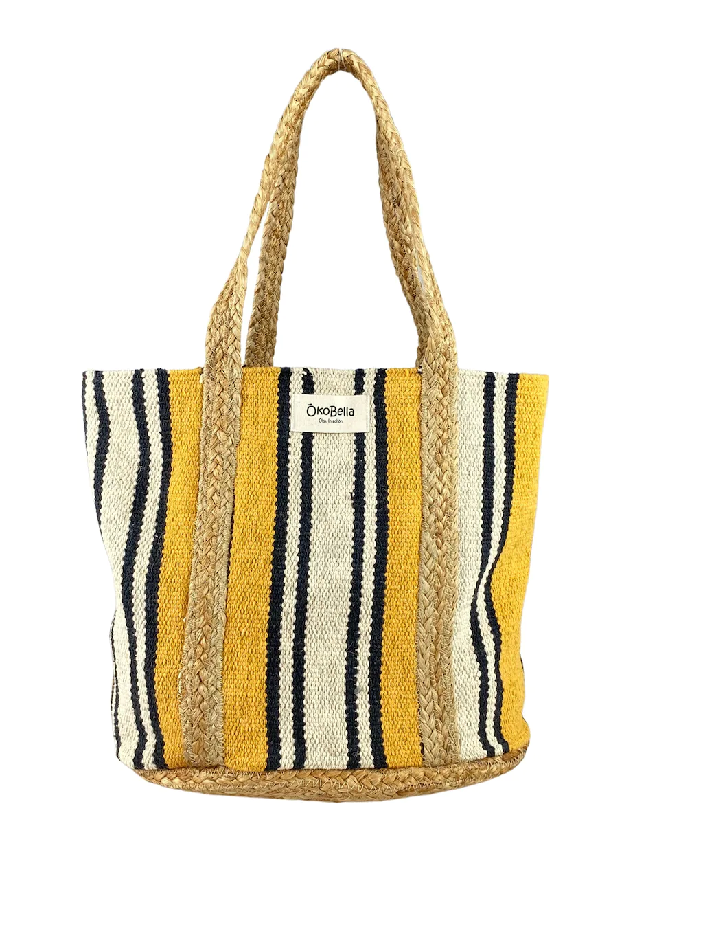 ÖkoBella Schultertasche "Stripes", aus 100% Naturmaterial günstig online kaufen