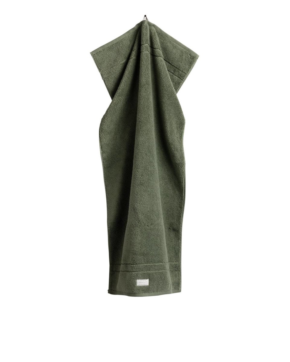 GANT Handtuch, Organic Premium Towel - 50x100 cm, Frottee Grün günstig online kaufen