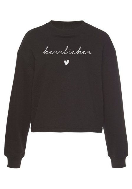 Herrlicher Sweatshirt OTINA mit Herrlicher Logo-Statement-Print günstig online kaufen