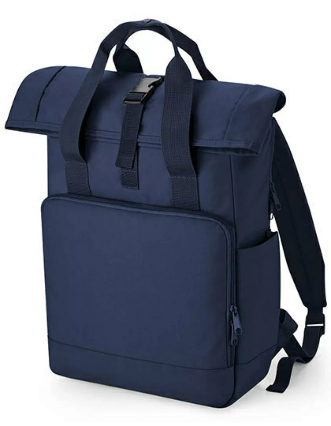 Recycled Twin Handle Roll-top Backpack Rucksack Und Handtasche In Einem günstig online kaufen