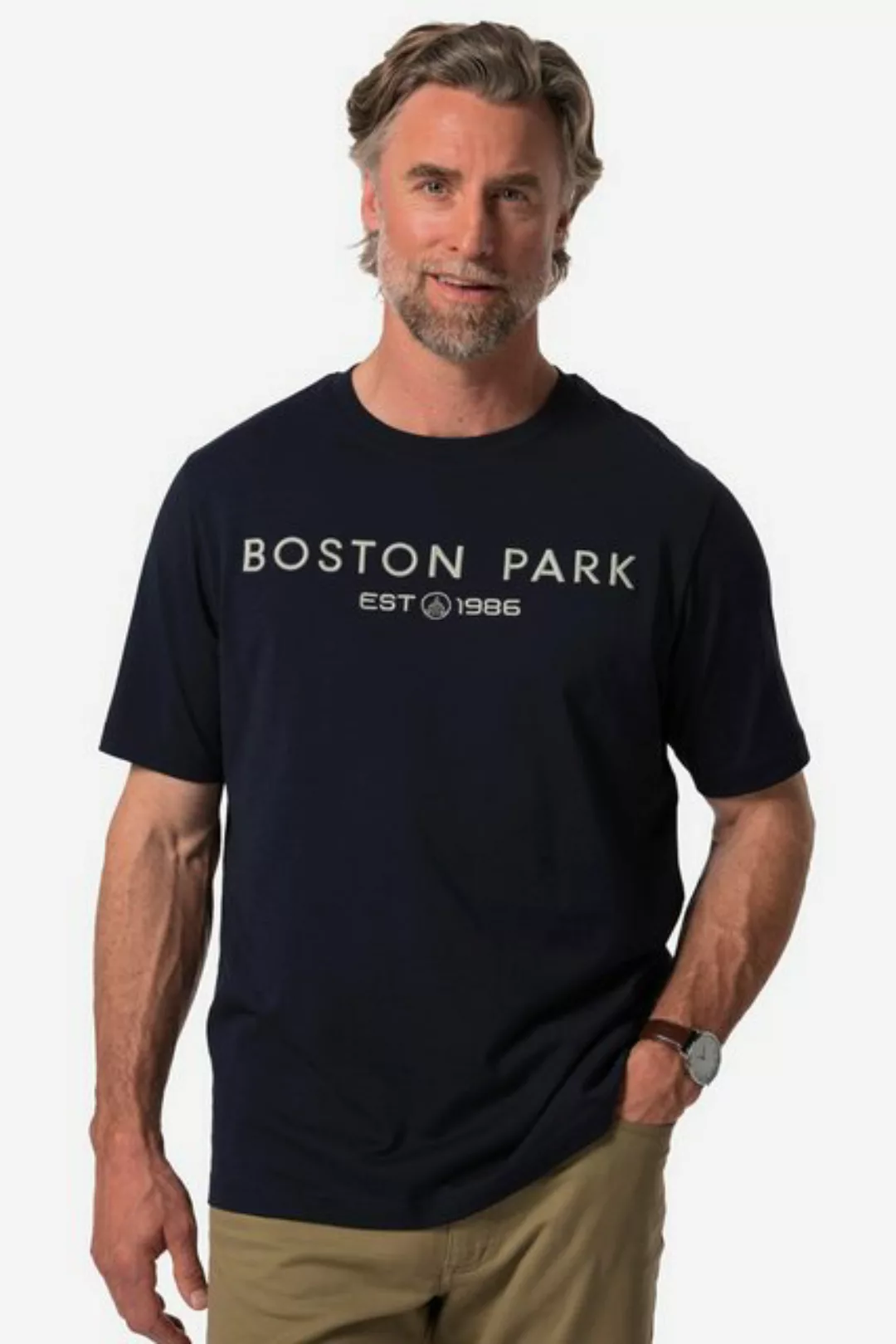 Boston Park T-Shirt Boston Park T-Shirt Halbarm kleiner Stick günstig online kaufen