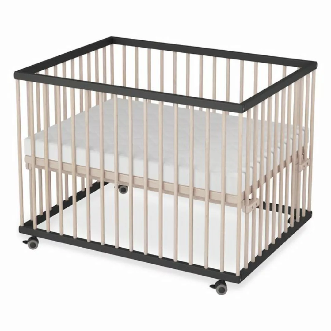 Sämann Babybett Laufgitter 75x100cm SleepPlus Lattenrost Schlupfsprossen sc günstig online kaufen