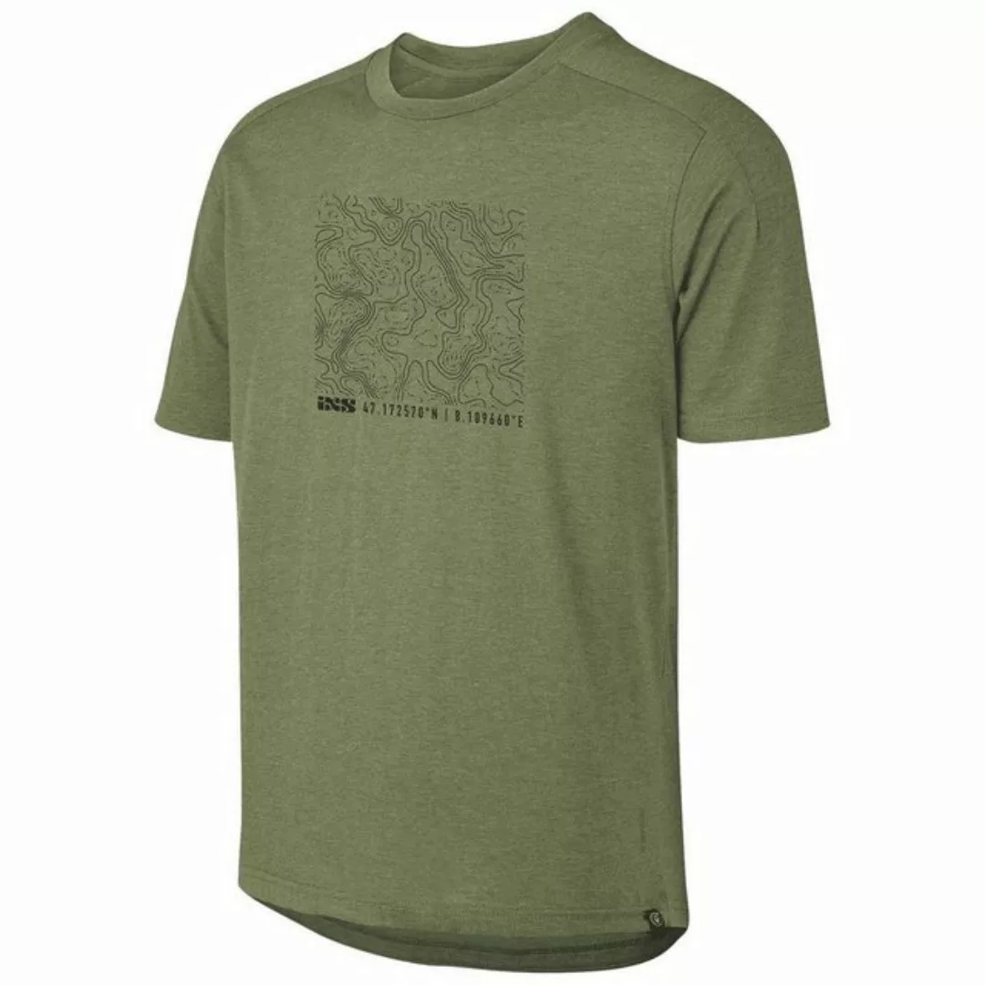 IXS T-Shirt T-Shirts iXS Flow Tech Tee Contour olive L (1-tlg) günstig online kaufen