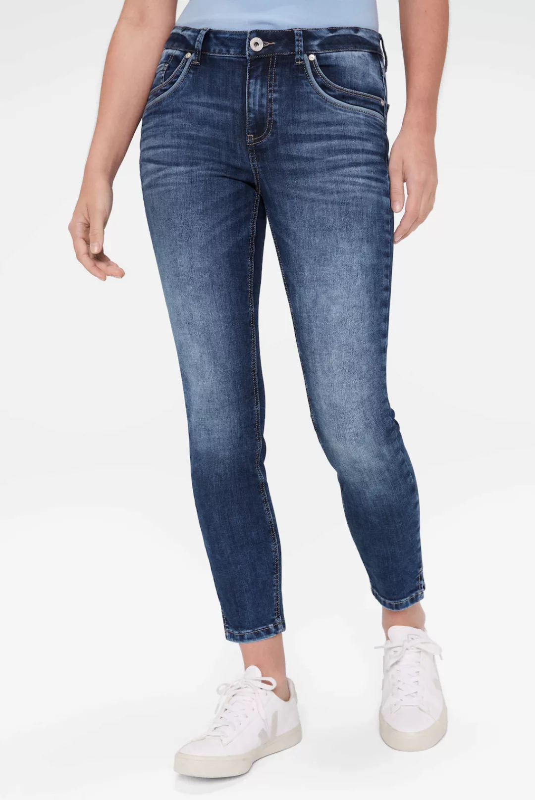 SENSES.THE LABLE Slim-fit-Jeans, mit Schlitz am Saum günstig online kaufen