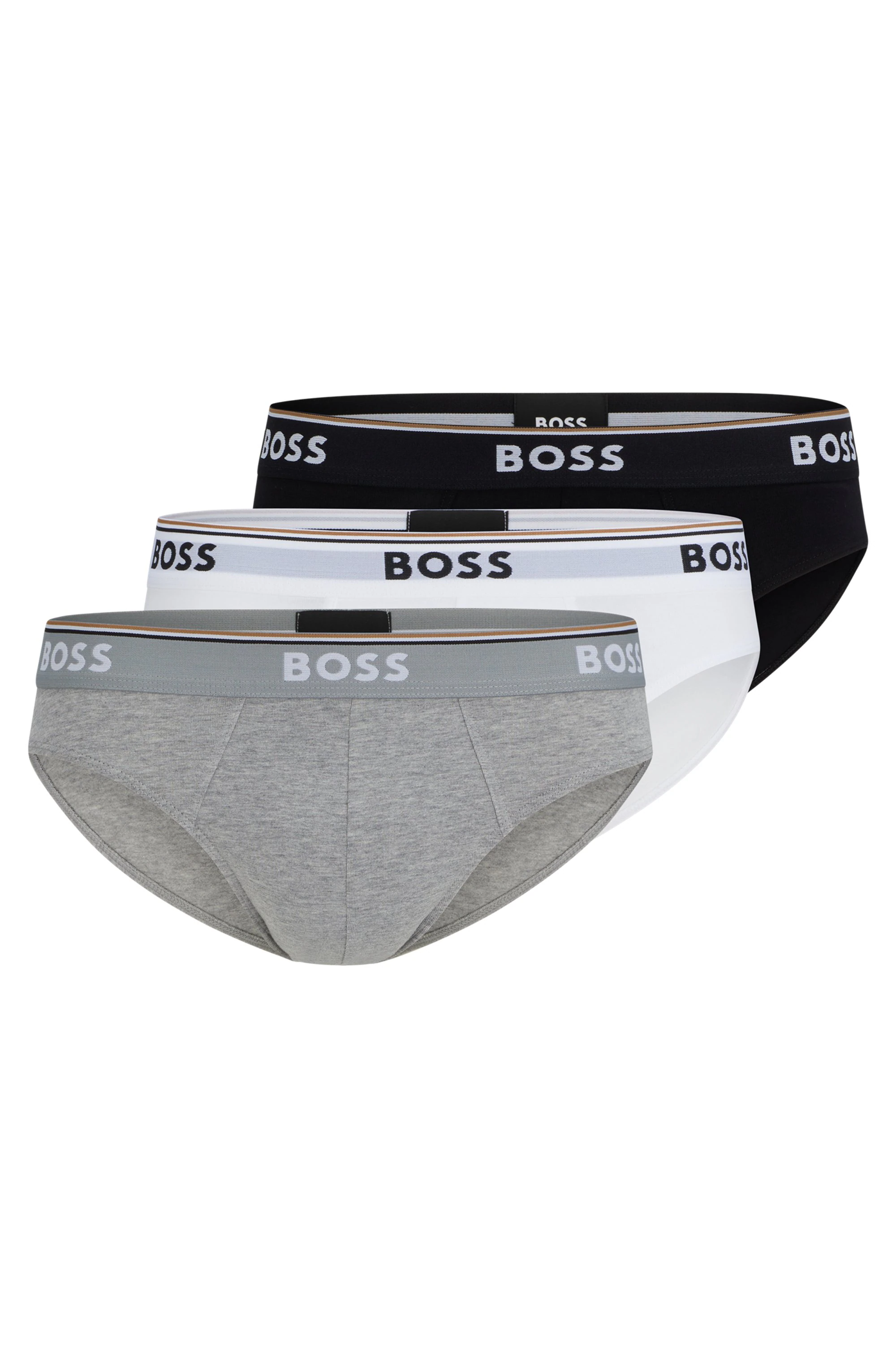 BOSS Slip, (Packung, 3er-Pack), mit Logo Webbund günstig online kaufen