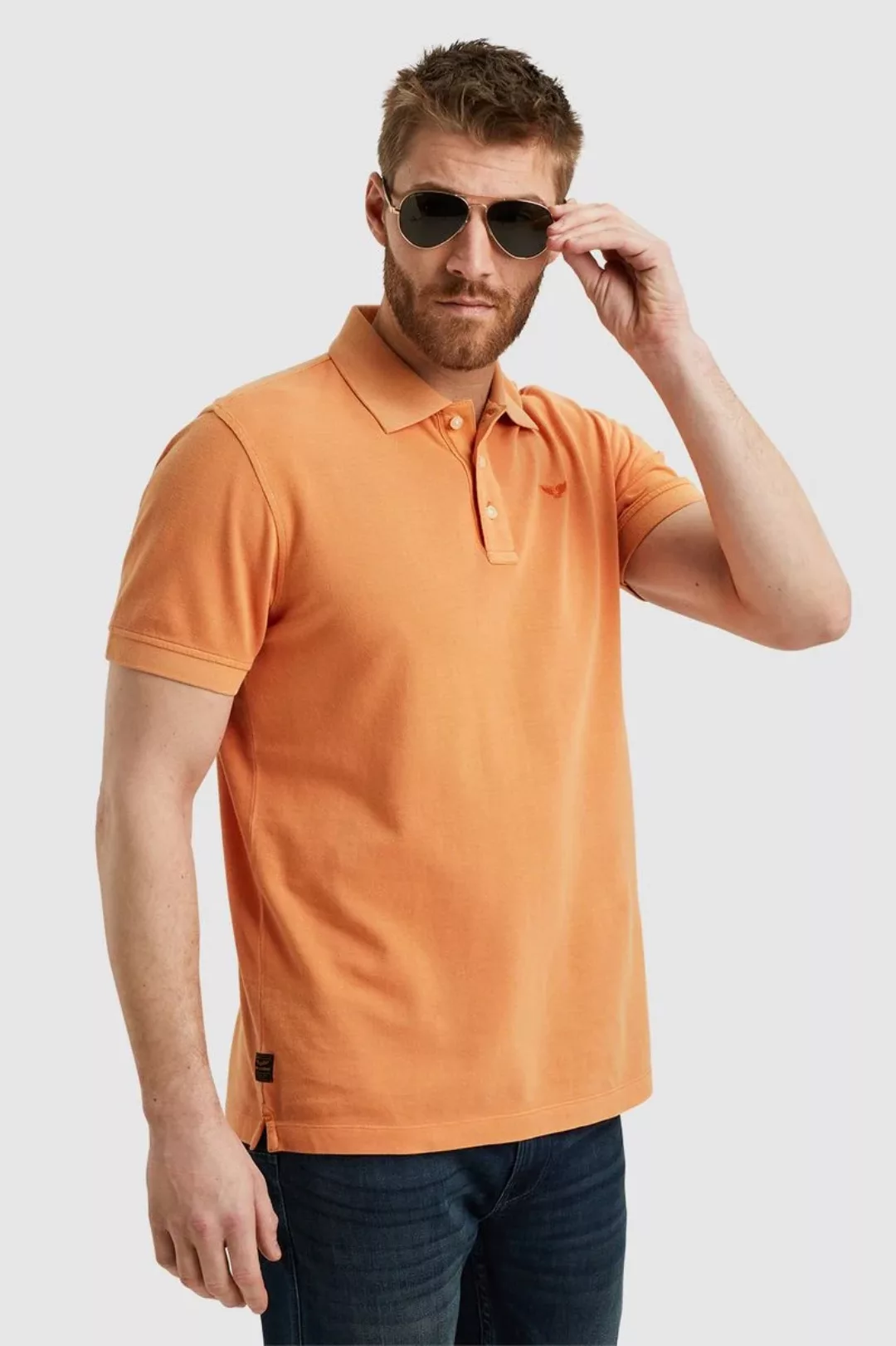 PME Legend Polo Garment Dye Rosa - Größe L günstig online kaufen