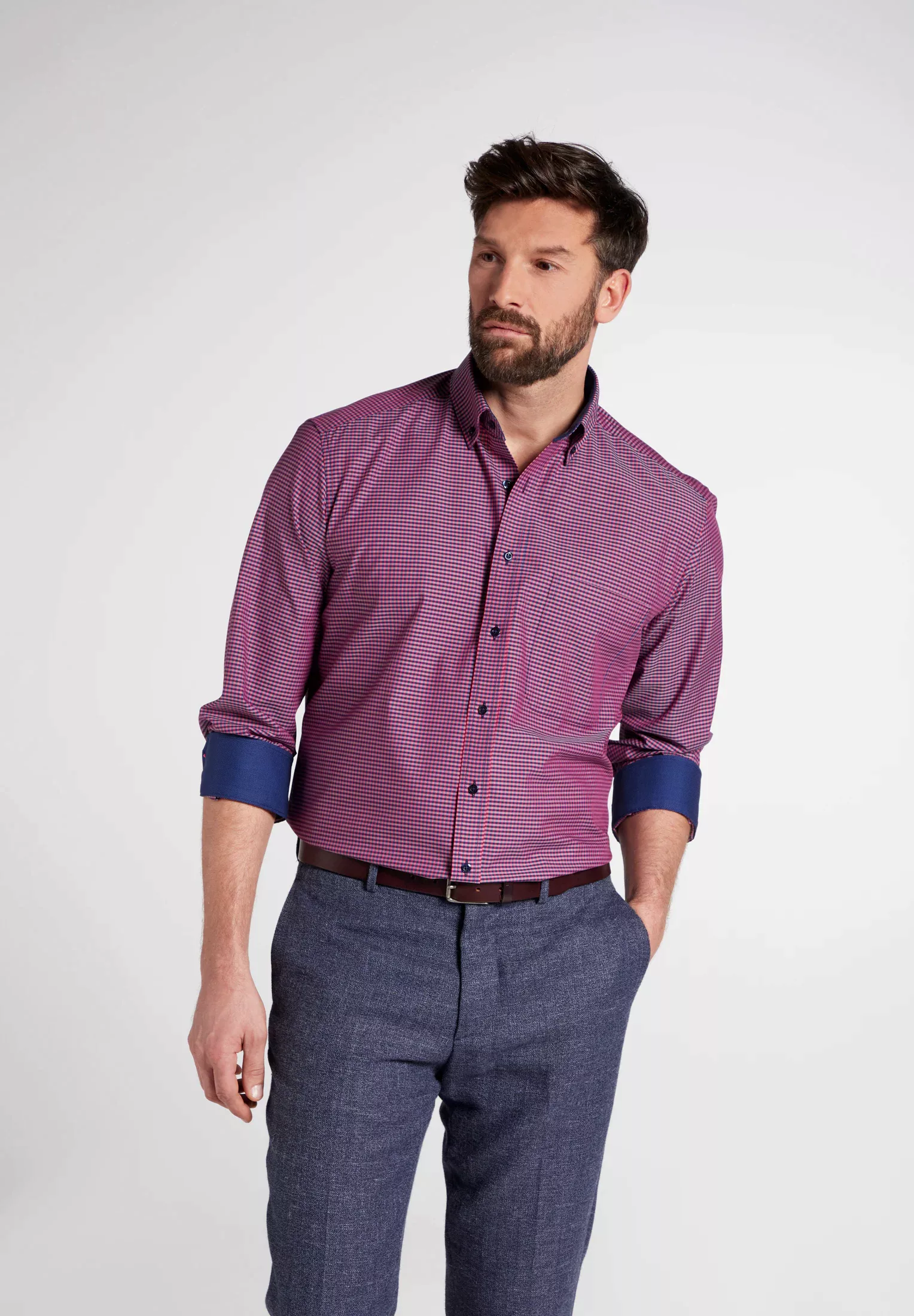 Eterna Langarmhemd "COMFORT FIT", NON IRON (bügelfrei) günstig online kaufen