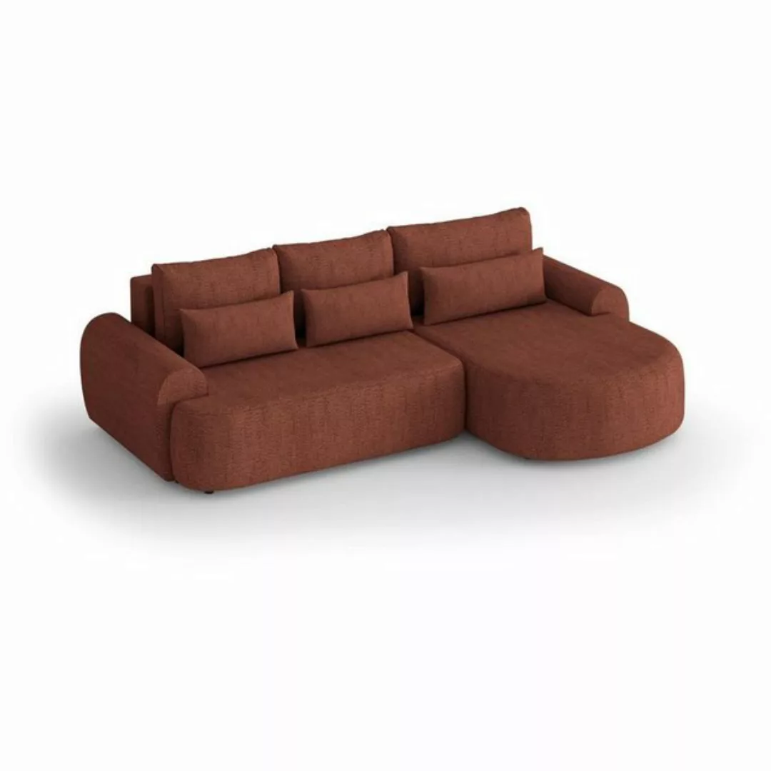 Beautysofa Ecksofa OLIVIO, Ecke gepolstert beige, mit Relaxfunktion, mit Be günstig online kaufen